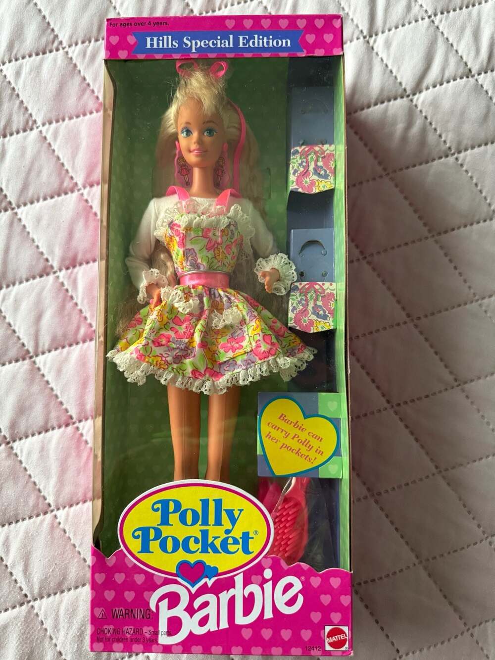 1994 Mattel Polly Pocket Hills Special Edition Barbie Doll #12412